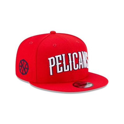 New Orleans Pelicans Gorra | New Era NBA Statement Edition 9fifty Snapback Cap Mexico - Rojos